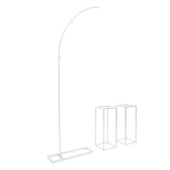 2m/6.56ft Arched Stand Height,Wedding Centerpieces,Metal Wedding Flower Stand