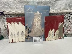 VTG Honeycomb Wedding Bells Lot Of 9 Halllmark American Greetings Doublglo