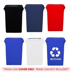 Your Chair Covers – 23 Gallon Spandex Slim Jim Narrow Trash/Waste Can Covers