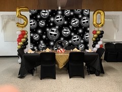 Cholo Theme Backdrop Early 2000s Background 7x5FT Black Glitter Old School Ph…