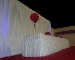 TECHTONGDA 6Mx3M Pleated Wedding Backdrop Curtain Background White Color New