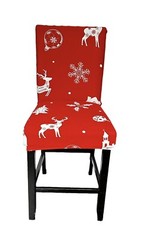 Christmas Chair Covers Stretch Party Chair Seat Covers Set Of 6 . C10
