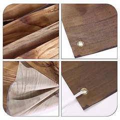Wood Backdrop Wooden Wall Background Rustic Backdrop Durable 10 x 8ft Brown