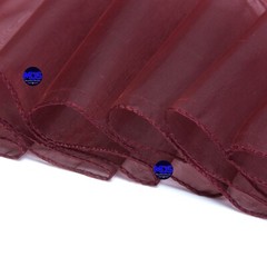 100 Burgundy Organza Chair Sash Bow Wedding Banquet Party Event Decor, Free Ship