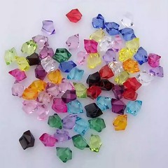 20*27mm Crystal Plastic Gem Stone Ice Rocks Table Scatter Vase Fish Tank Decor