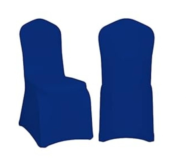 Royal Blue Chair Covers 10 Pcs Spandex Stretch – Vacuum SEALED