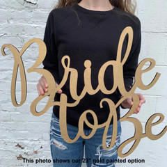 Bride To Be Wording-Bride To Be Sign