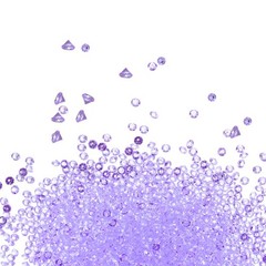 18000-Pack Fake Diamonds Crystal, 4.5mm Mini Clear Acrylic Gems [Purple]