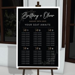 Wedding Seating Chart, Personalized Wedding Welcome Sign, Party Decorations