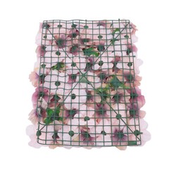 Artificial Silk Rose Flower Wall Panel Wedding Party Backdrop Decoration 23″x15″