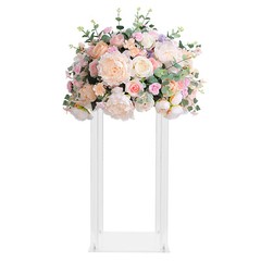 10Pcs Clear Acrylic Flower Stand for Wedding Centerpieces Wedding Flower Vases