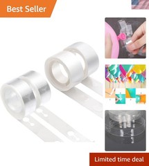 Balloon Arch Decorating Kit – 2 Rolls Tape Strips for Garlands, Party and Wed…