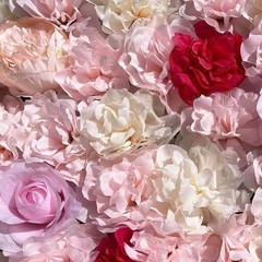 20 Pack Artificial Silk Flower Wall Panels Wedding Photography Party Venue Decor