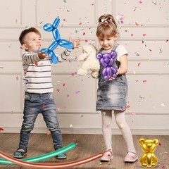 Metallic Multi Long Balloons Premium 260 Twisting Animals Magic Balloons for …