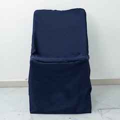 10 Navy Blue LIFETIME FOLDING CHAIR COVERS Wedding Banquet Decorations
