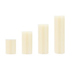 Set of 4 DIY Cardboard Flower Cake Stand Weddings Centerpiece Decoration Column