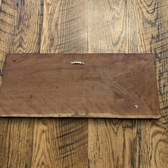 Home Interior Decor Wood Sign WELCOME 18”x8” Stained Hand Painted Handmade 80s