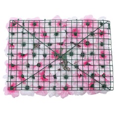 Flower Wall Panel 24″ x 16″ Artificial Roses Dahlias for Wedding & Party TOP