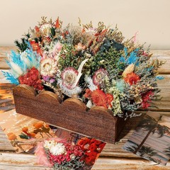 24 Pcs Boho Dried Flower Bouquet Mini Wedding Handmade Dry Flowers