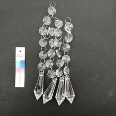 30pcs Long Cone Pendant Acrylic Bead String Garland Chandelier Curtain Party DIY