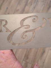 Mr & Mrs Metal Home Wedding Wall Hanging Sign Newlyweds Gift Anniversary
