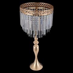 31.49” Tall Flower Holder for Wedding Crystal Flower Stand, Weddings Decoration