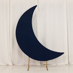 6.5 ft NAVY BLUE Spandex Crescent Moon Wedding Arch Cover Party Events