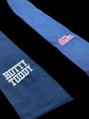 Ole Miss Hotty Toddy Cotton Wreath Sash (2 Logos) 24k Stitch