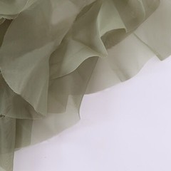 Dusty Sage Premium Curly Chiffon CHAIRS Covers Cap SASHES Bows Ties Wedding Sale