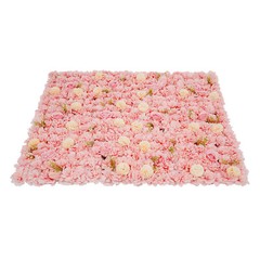 12pcs Artificial Flower Wall Background Silk Rose Mat For Wedding Backdrop Wall
