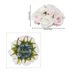 Artificial Fake Flower Ball Arrangement Bouquet Wedding Centerpieces Decorations