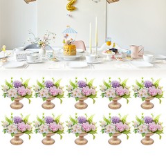 10PCS Metal Planter Elegant Wedding Centerpieces Vase for Wedding Party Decor