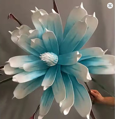Giant Foam Flower Wedding Backdrop Aisle Decor
