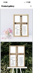 A Cord of Three Strands Wedding Sign, Solid Wood Wedding Rustic Boho Decor, M…