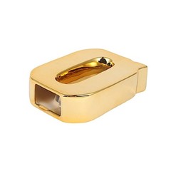 GOLD 6″ Ceramic Q Symbol Flower VASE Table Centerpiece Party Events Decorations