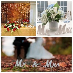 Large Mr & Mrs Sign for Wedding Table, White Mr and Mrs Sign Wedding Letter f…