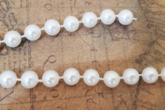 pearl string garland – 8mm plastic beads, 15m long – wedding, party, home decor