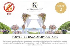 10 feet x 8 feet IFR Polyester Backdrop Drapes 10 ft x 8 ft Olive Green