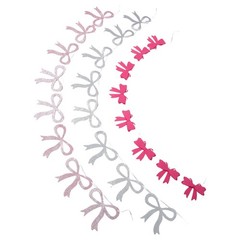 Mother’s Day Butterfly Flag Birthday Bow Decorations Garland for Bridal Table