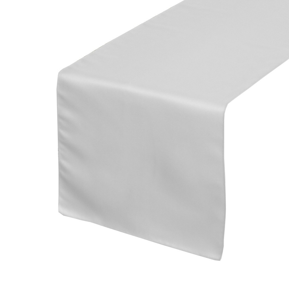 YCC Linens – 14 x 108 Inch L’amour Satin Table Runners for Weddings