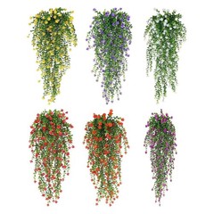Artificial Hanging Plants Fake Plant Faux Eucalyptus Leaf Greenery Vine JQ