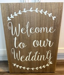 Welcome To Our Wedding Sign!!! Must Have For Your Special Day!