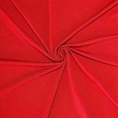 5 ft x 10 ft RED 4-Way Stretch Spandex Divider Backdrop Curtain Party Wedding
