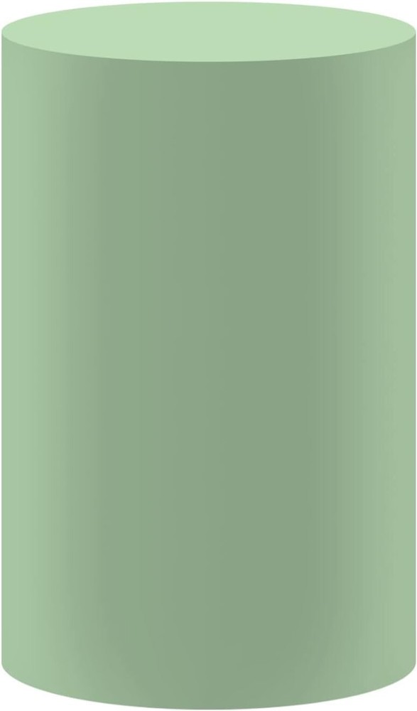 Cover for Round Plinth Cylinder Pedestal Wedding Party Cake Flower Display green