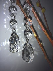 30pcs Clear Acrylic Crystal Beads Garland Chandelier Hanging Wedding Party Decor