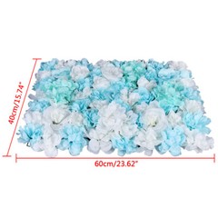 12PCS Wedding Valentine’s Backdrop Decor Artificial Silk Rose Flower Wall Panels