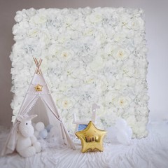 Silk Artificial Flower Wall Panel Wedding Flower Pillar Stage Floral Decor NEW