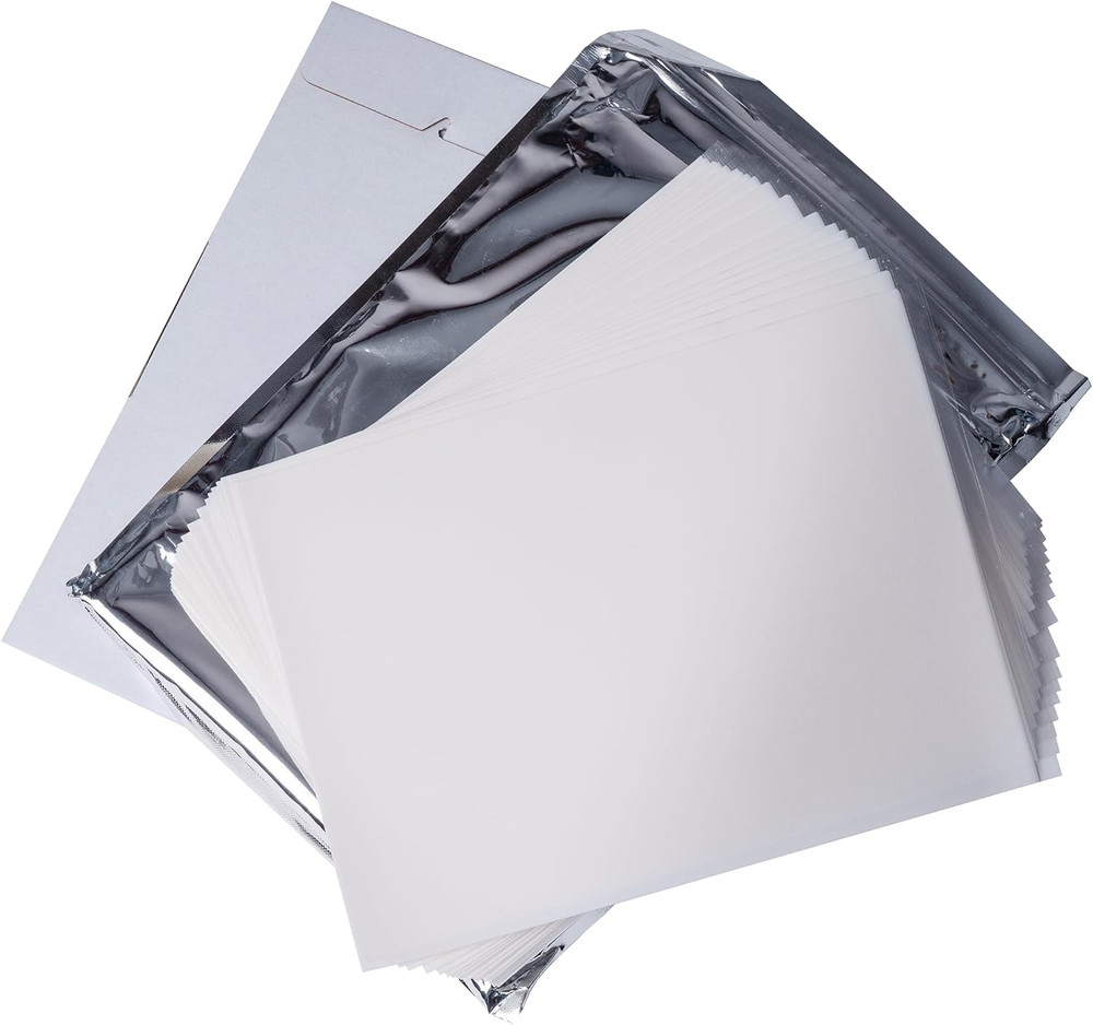 11.7”*8.3” Edible Icing Sheets 25 Counts Sugar Paper Frosting Sheets Sweet Vanil