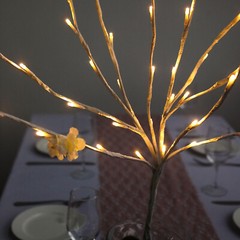 White Bushes Centerpiece LED LIGHTS Wedding Party Decorations WHOLESALE