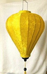 20” AUTHENTIC VIETNAMESE SILK LANTERN — Garlic Umbrella